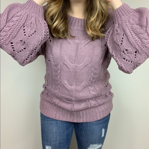 Cuddle Season Off The Shoulder Cable Knit Sweater - Picture 7 of 8